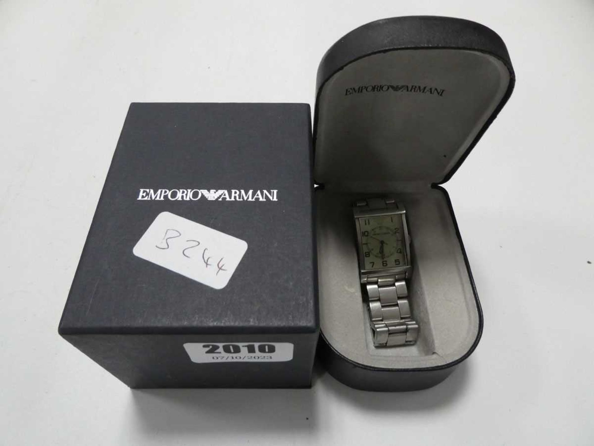 Boxed Emporio Armani watch