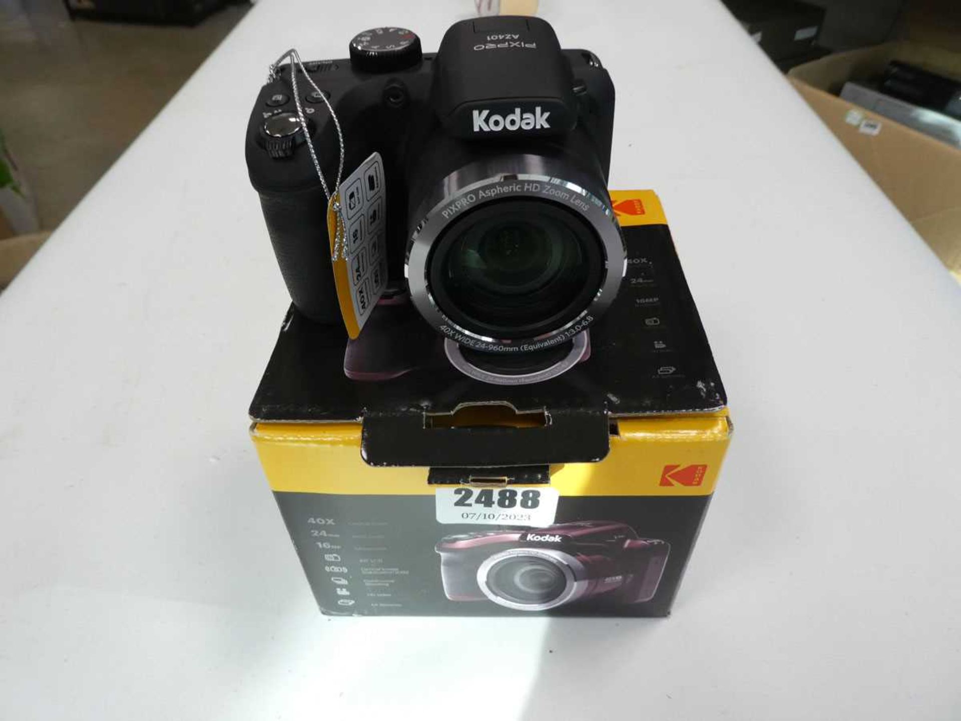 Boxed Kodak camera