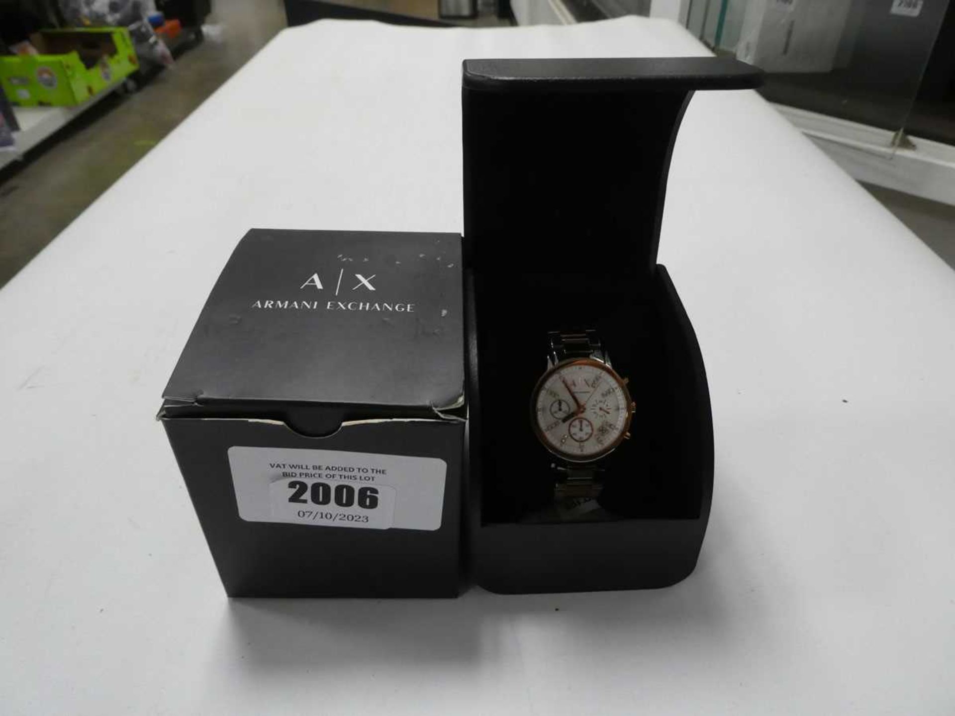 +VAT Boxed Armani Exchange watch