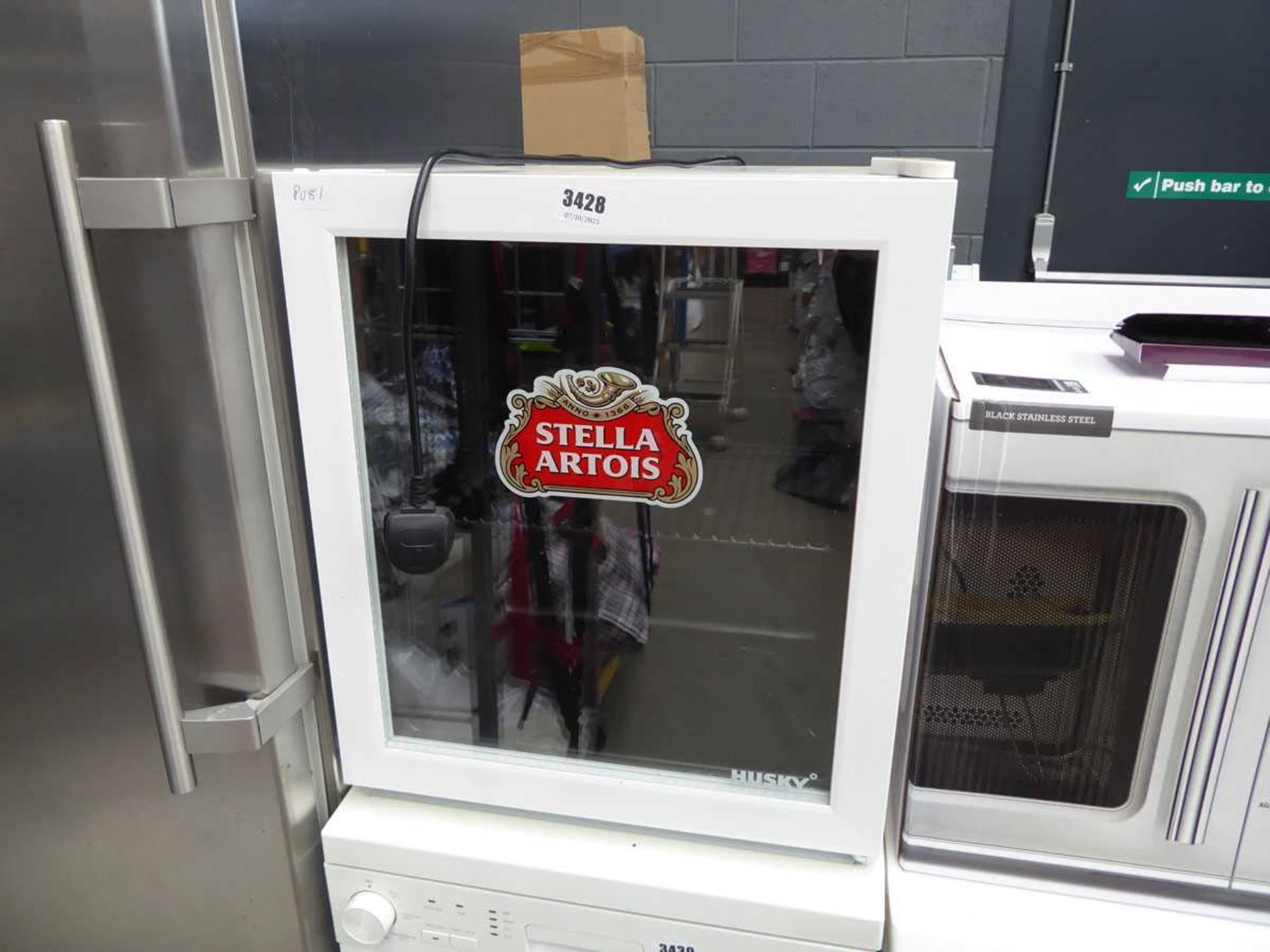 Husky Stella Artois beer fridge