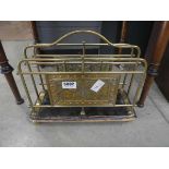 Brass magazine rack