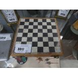 +VAT Chess board with soapstone pieces