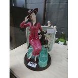 Limited edition Suzie Cooper figure - lady with antelope