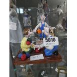 2 x Wallace & Gromit figures
