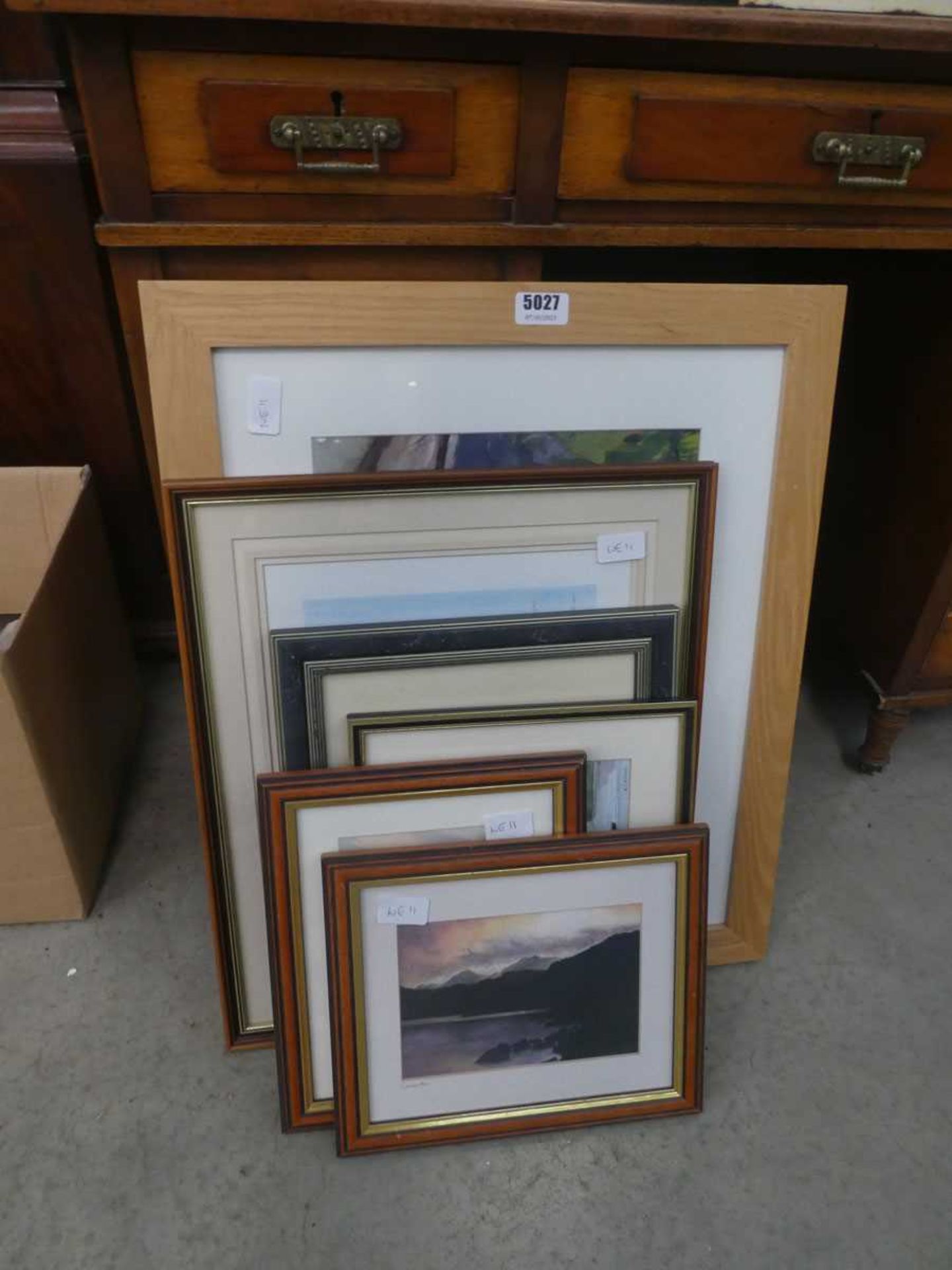 Quantity of rural prints to include lakes, mountains, winter scene and forest plus a coastal