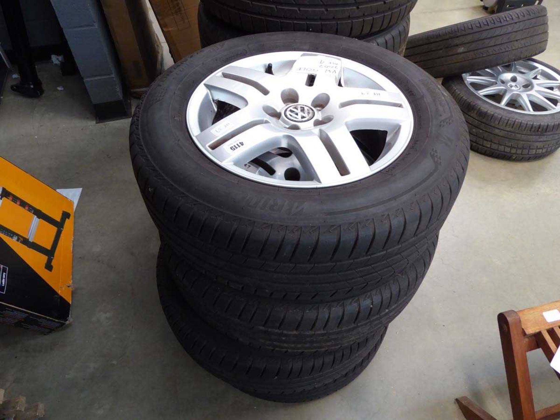 4 x VW Golf GTI Mark 4 15" alloy wheels and tyres