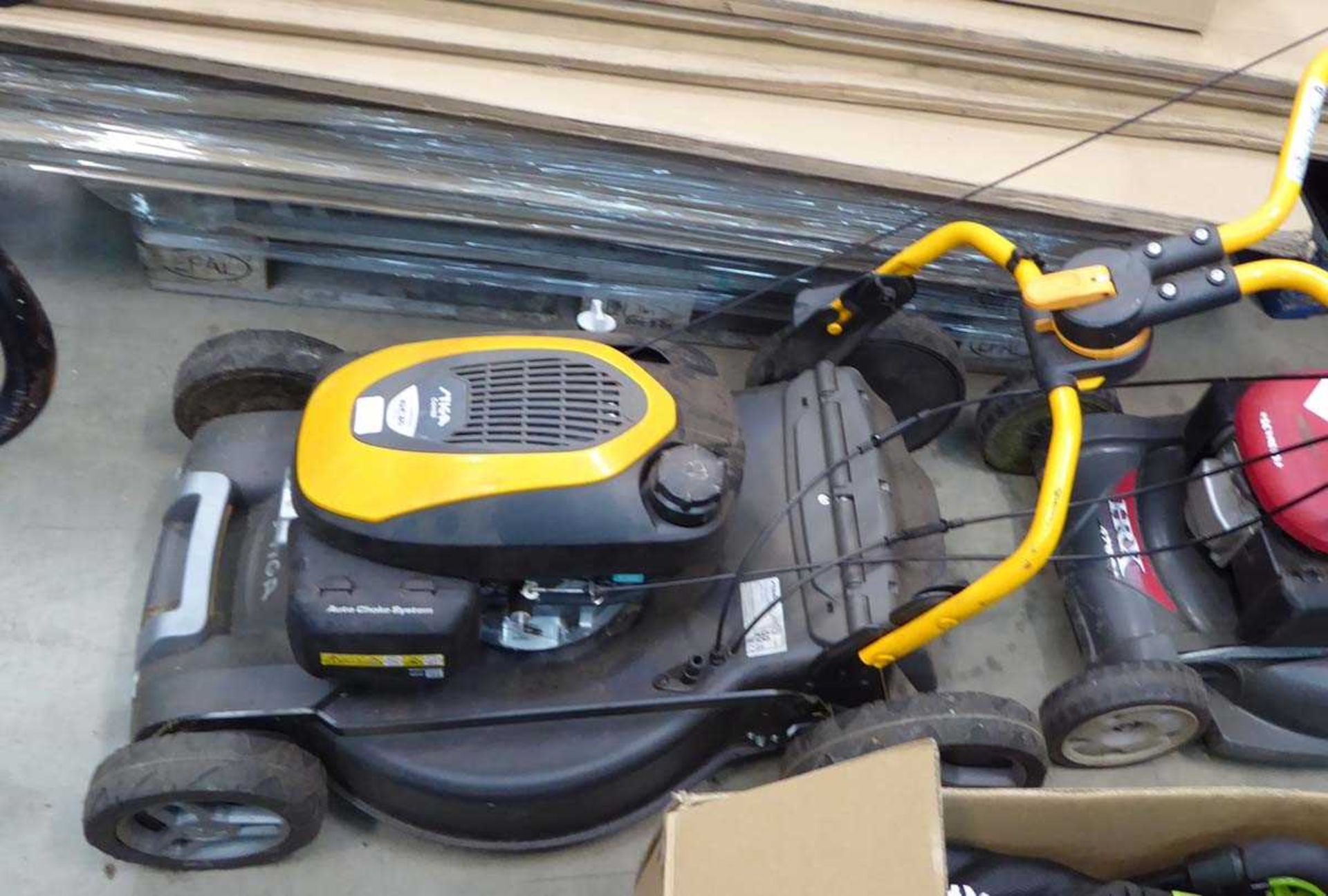Stiga petrol powered rotary mower, no grass box