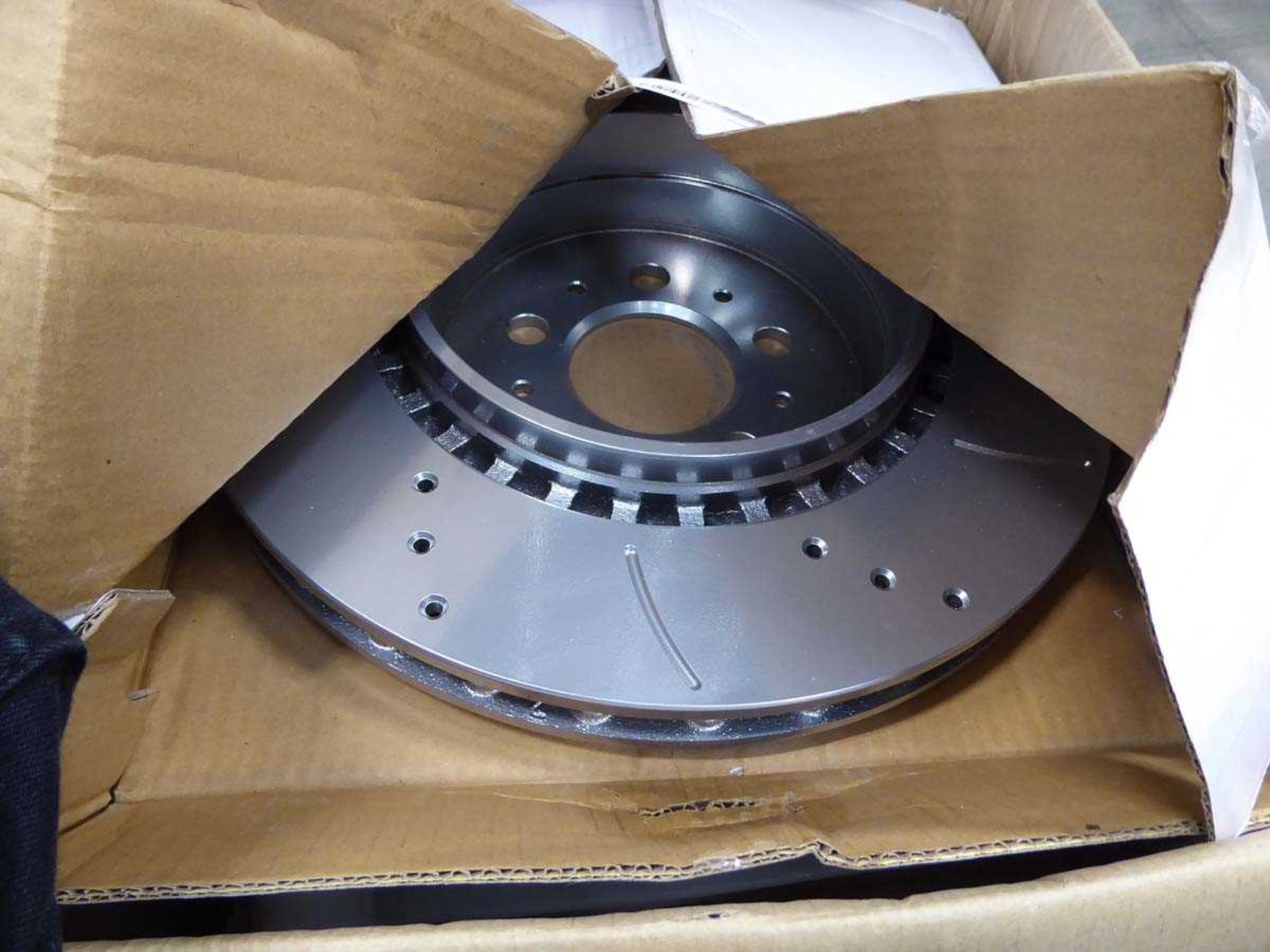 +VAT Box containing brake discs