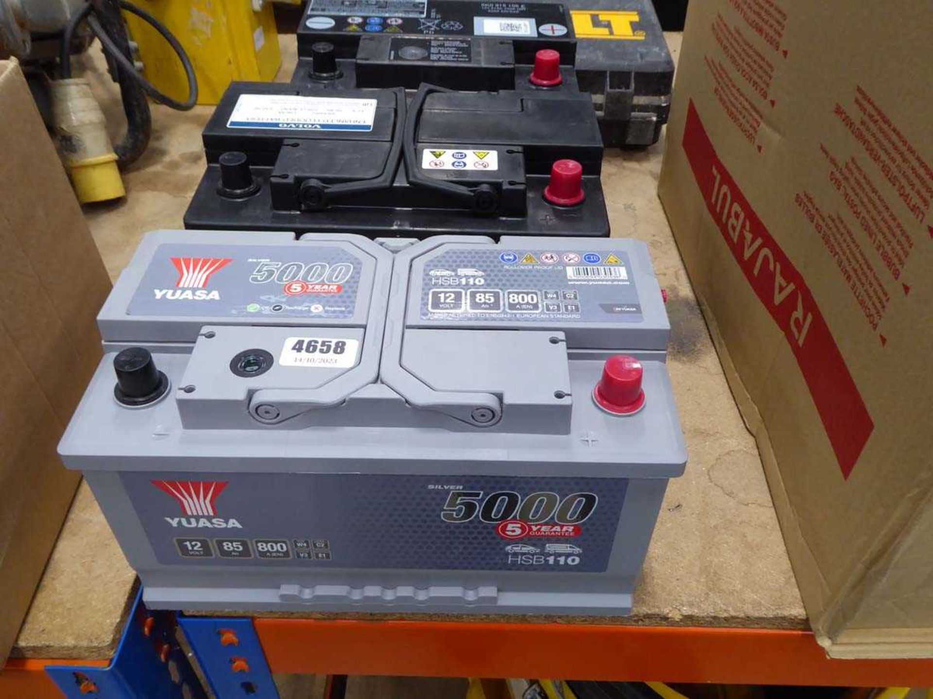 3 large car batteries