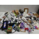 +VAT Large mixed bag including kitchen & pet accessories, Gothic tankard & goblet, filters,