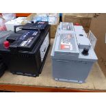 2 large car batteries