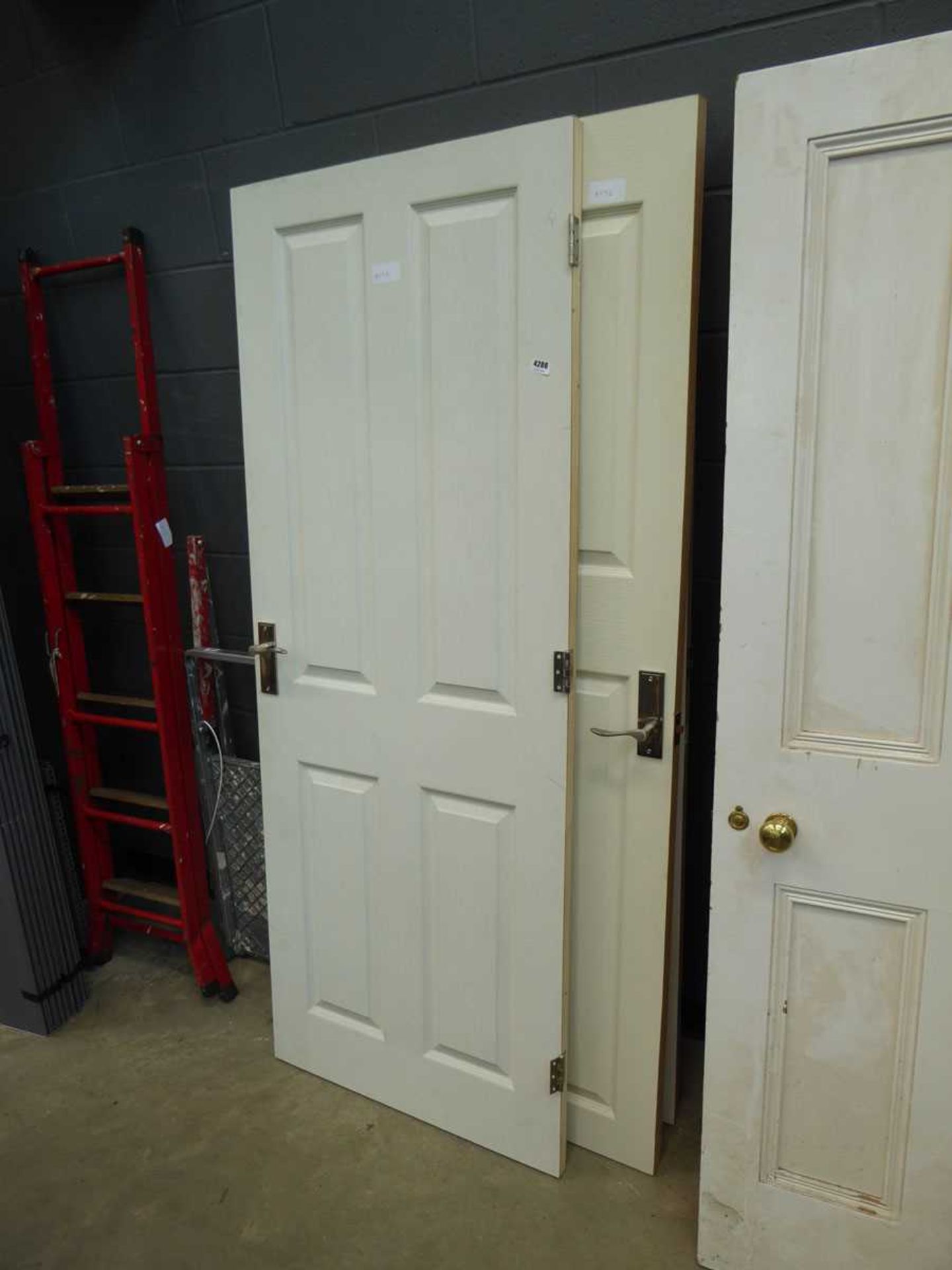 3 assorted doors