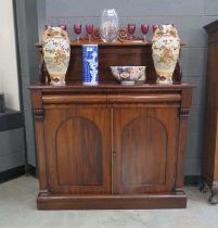 Victorian chiffonier two drawers over two doors