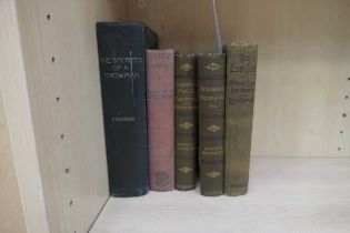 Five first editions from various authors. The Ebb Tide by Robert Louis Stevenson and Lloyd Osbourne,