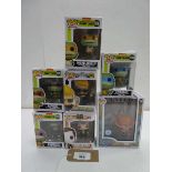 +VAT 7 Pop! vinyl collectable figures including Mutant Turtles, Ace, Walking Dead etc