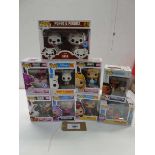 +VAT 9 collectable Pop! vinyl figures including Baby Pegasus, Madam Mim, White Rabbit, Cheshire