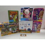 +VAT Switch & Go Dinos, Kubo Coding game, Kyrandia Book One, Vtech Sounds bear, and 2 Easy tat 2