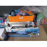 Quantity of mixed games, plus bag of costumes