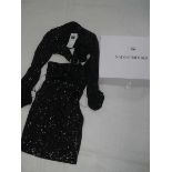 +VAT Nadine Merabi Courtney black dress size S with box