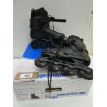 +VAT Powerslide Next Core Black 80 inline skates Size 8-9 (used)