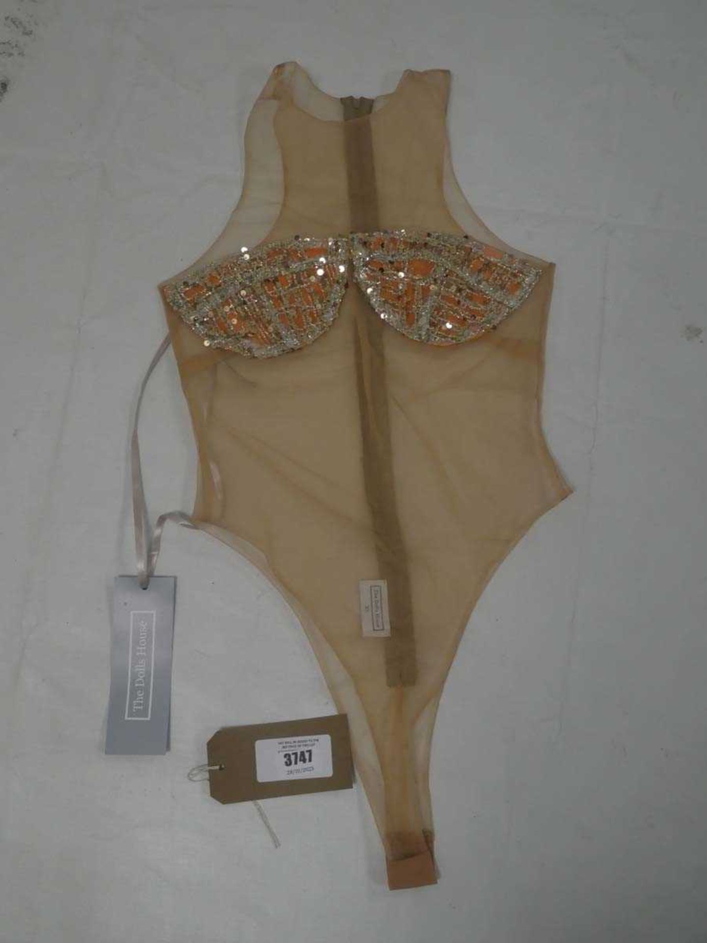 +VAT The Dolls House mesh bodysuit size XS (hanging)