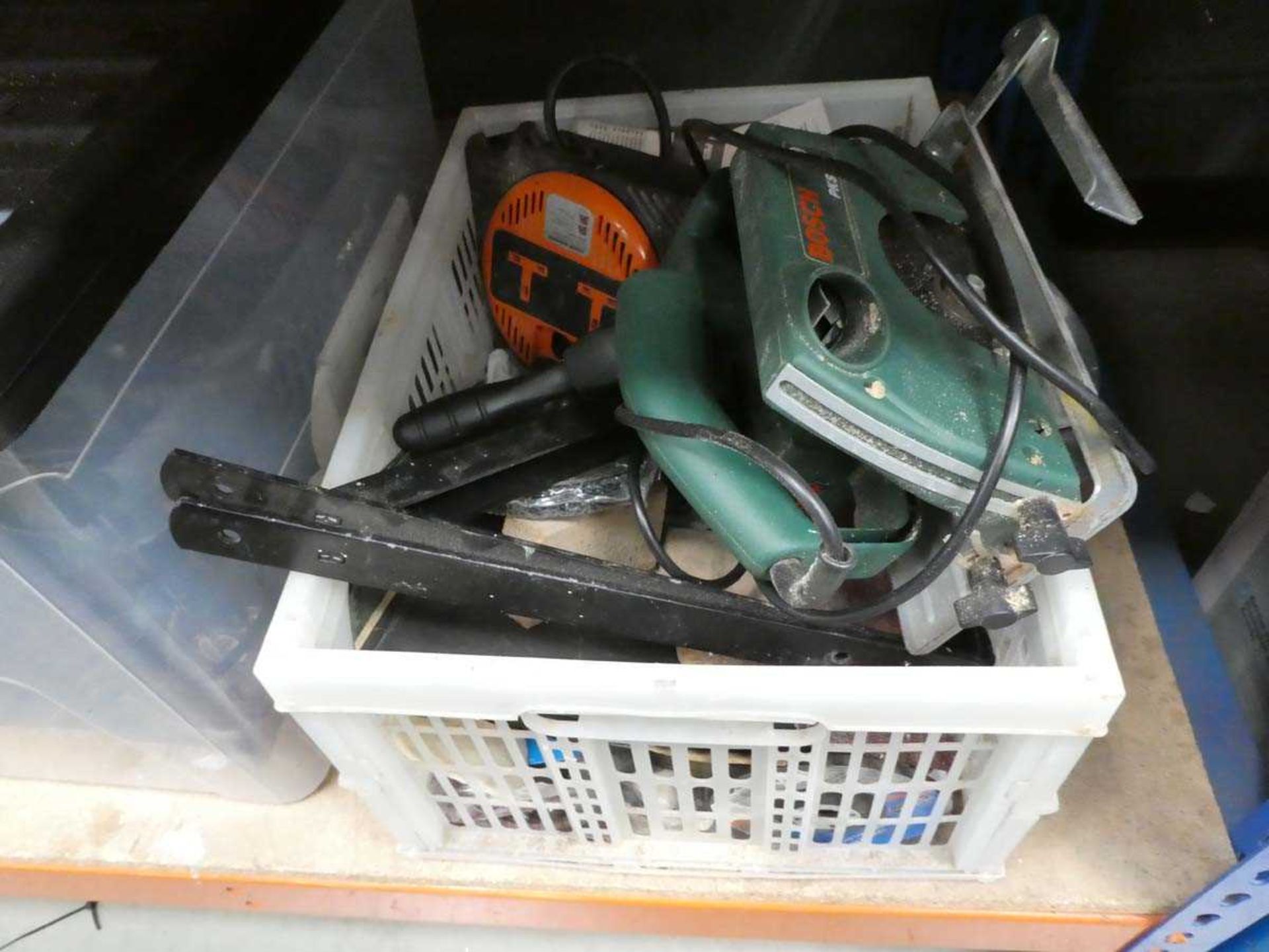 Underbay containing power tools, spanners, saws, toolbelts etc - Image 5 of 5