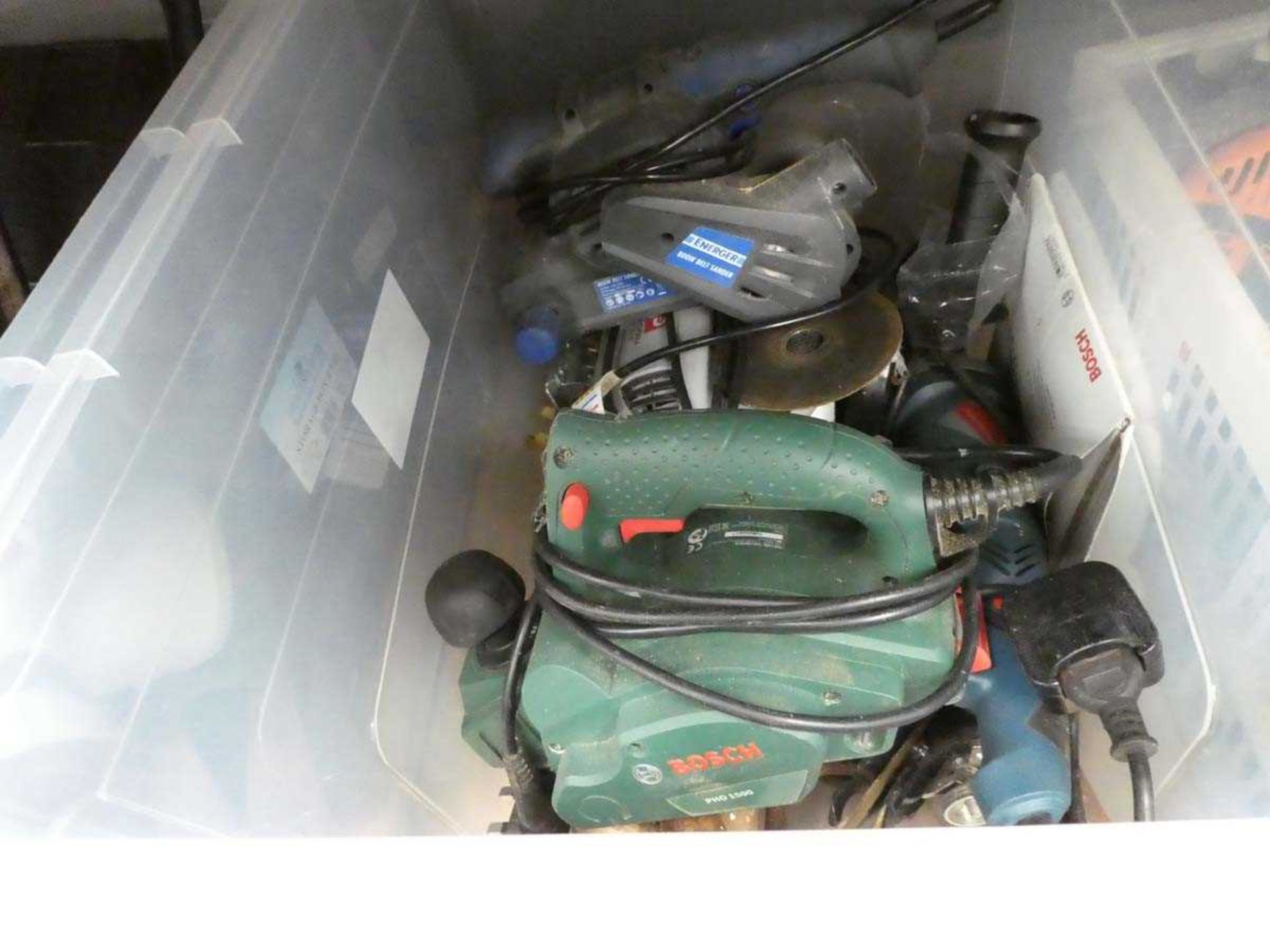 Underbay containing power tools, spanners, saws, toolbelts etc - Image 4 of 5