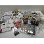 +VAT Brad nails, bolts, screws, washers and other fixings, spot lights, switches, smart doorbell,