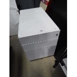 White 3 drawer pedestal