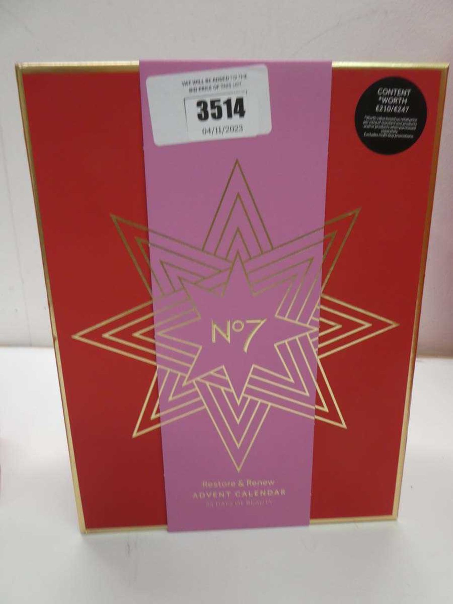 +VAT No. 7 Restore & Renew 25 days of beauty Advent Calendar