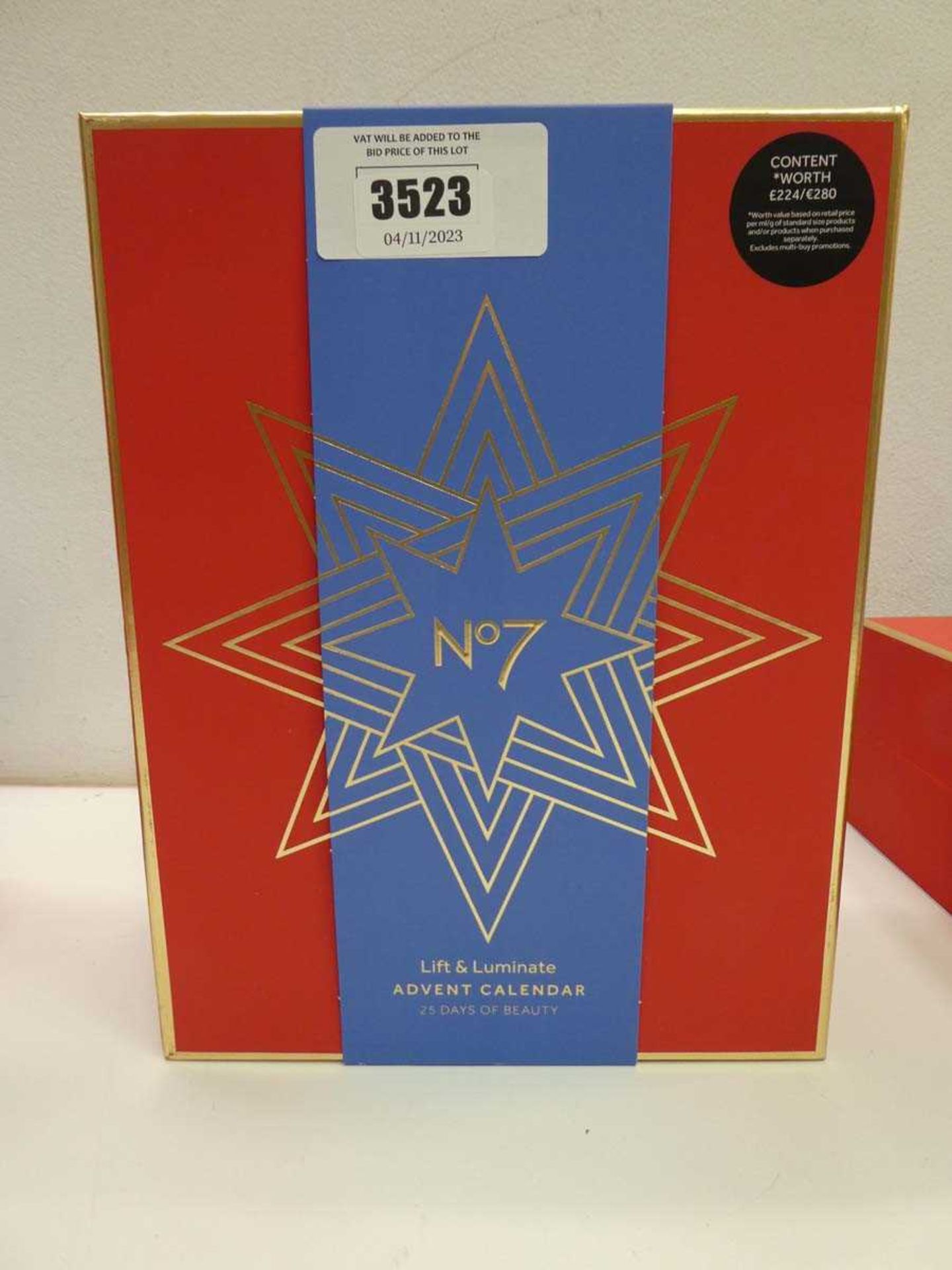 +VAT No. 7 Lift & Luminate 25 days of beauty 2023 advent calendar