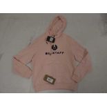 +VAT Belstaff phoenix hoodie in pink size small (hanging)