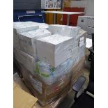 Pallet of sealed air envelopes