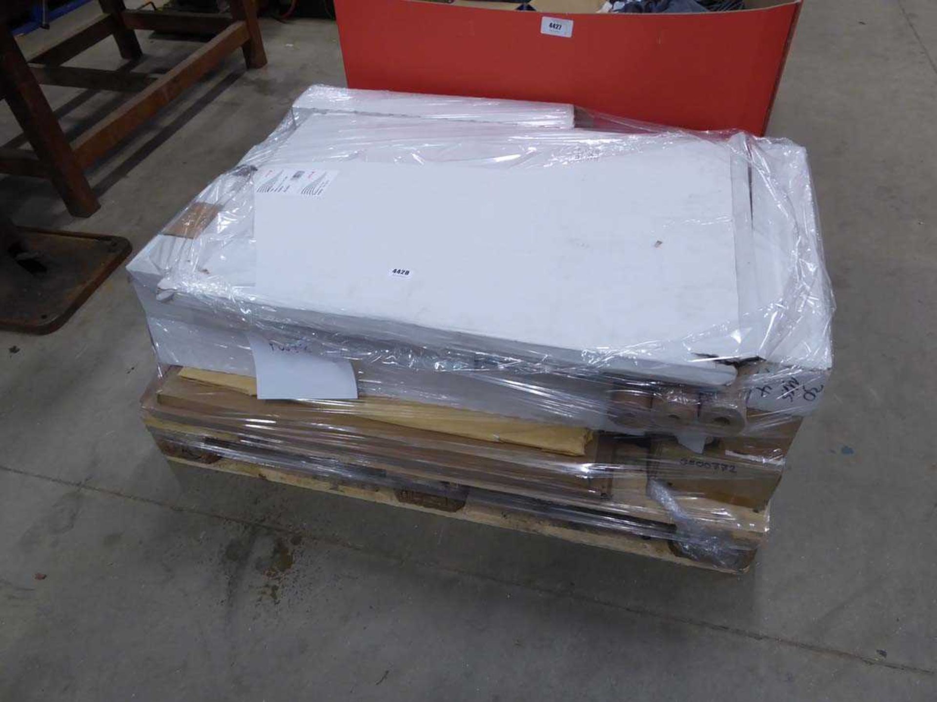 Pallet of assorted printing papers