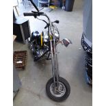 Childs chopper motorbike with petrol engine