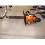 Om petrol powered chainsaw