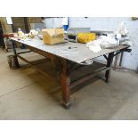 +VAT 3.2m x 1.5m steel welding bench