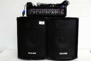 +VAT 2 Pulse passive speaker systems comprising 2 Pulse 100W enclosed speakers with Pulse 4