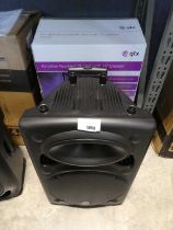 +VAT QTX Portable Powered PA unit 15" speaker