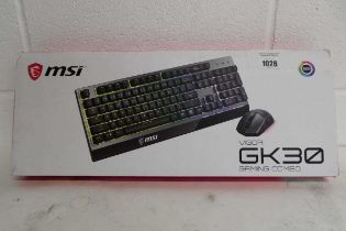 +VAT MSI Vigor GK30 gaming combo keyboard and mouse set