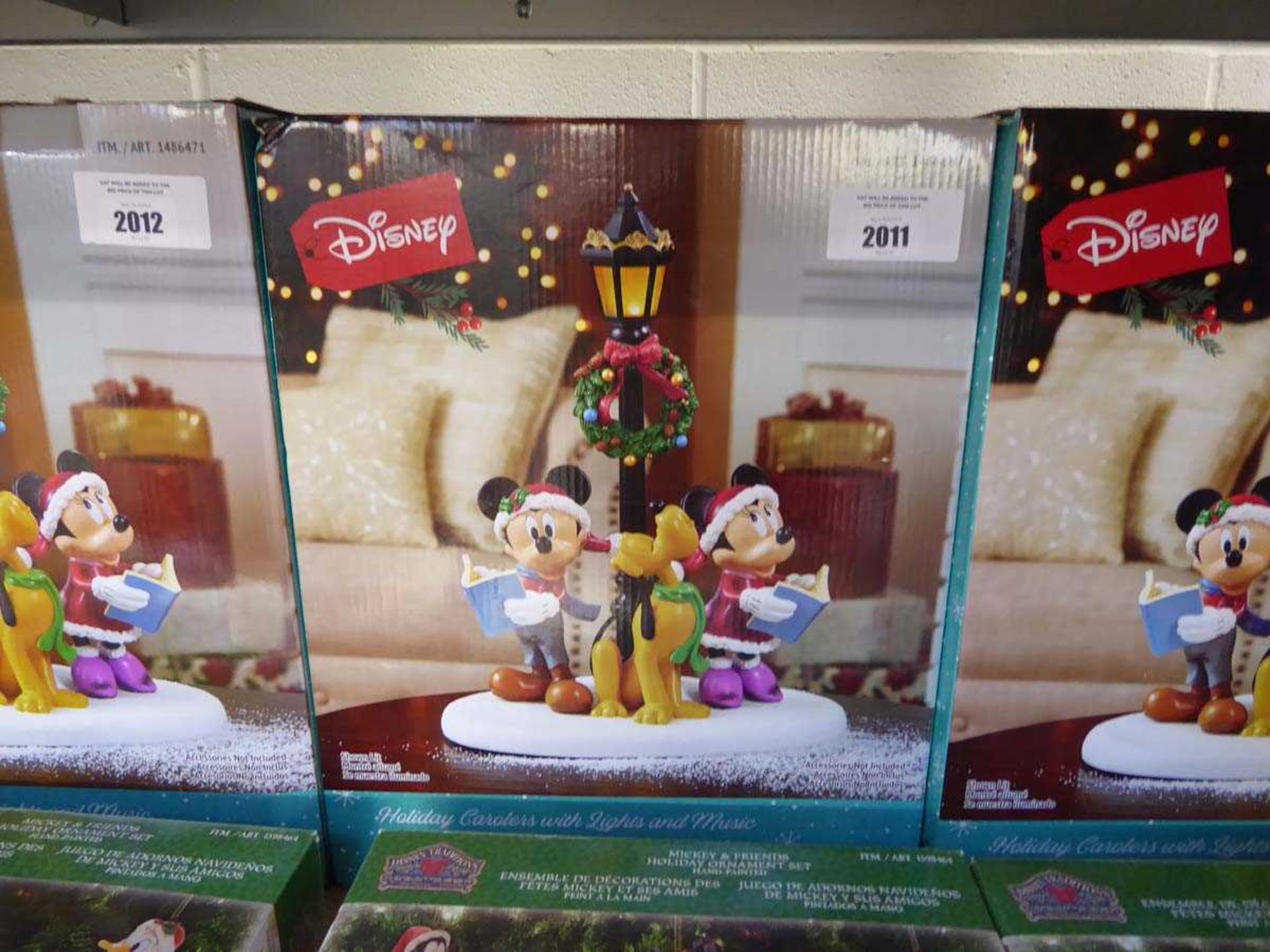 +VAT Disney animated and light up Holiday Carolers set, boxed