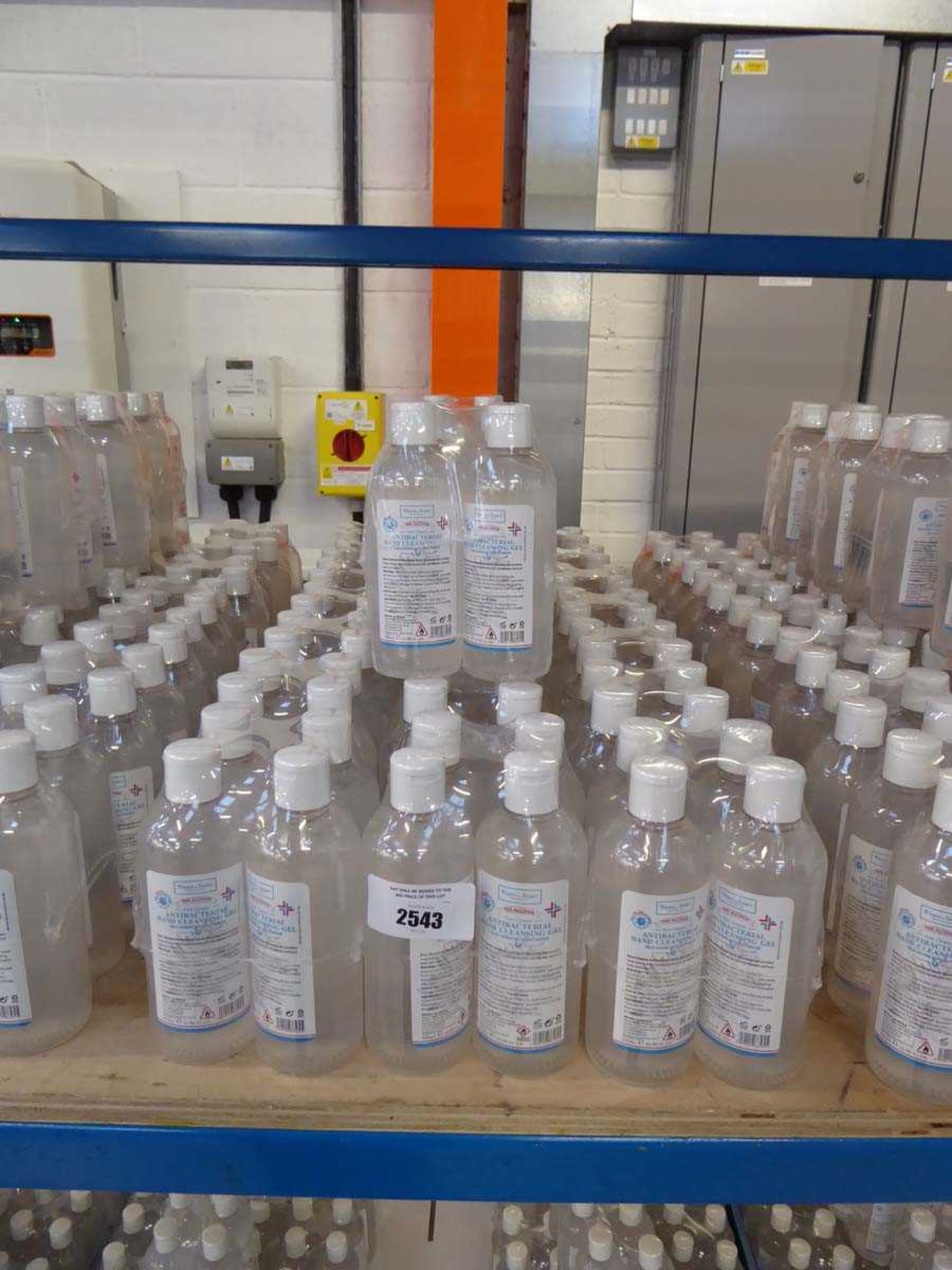 +VAT 100 500ml bottles of antibacterial hand cleansing gel