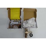 +VAT Boxed wall mounted thermostatic shower tap with pair of brass taps