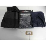 +VAT 2 pairs of Blackrock Cotswold waterproof trousers (size XL) with Portwest waterproof suit (size