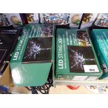 +VAT 2 boxed sets of 20m ice white string lights