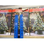 +VAT LED light up ceramic table top Christmas tree, boxed