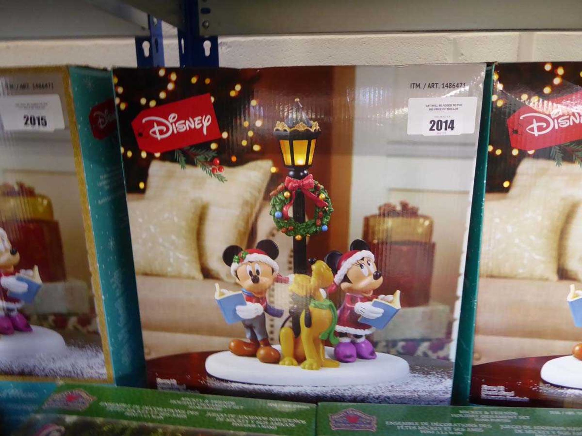 +VAT Disney animated and light up Holiday Carolers set, boxed