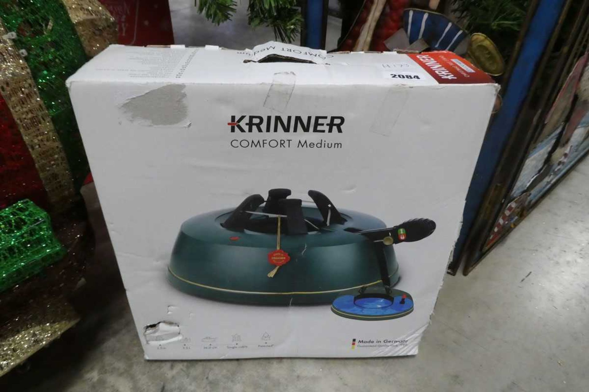 Boxed Krinner Christmas tree stand