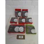 +VAT Fire Angel 2 piece smoke alarm set, together with a Fire Angel carbon monoxide alarm and 5 Fire