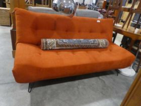 +VAT Modern orange upholstered sofa bed